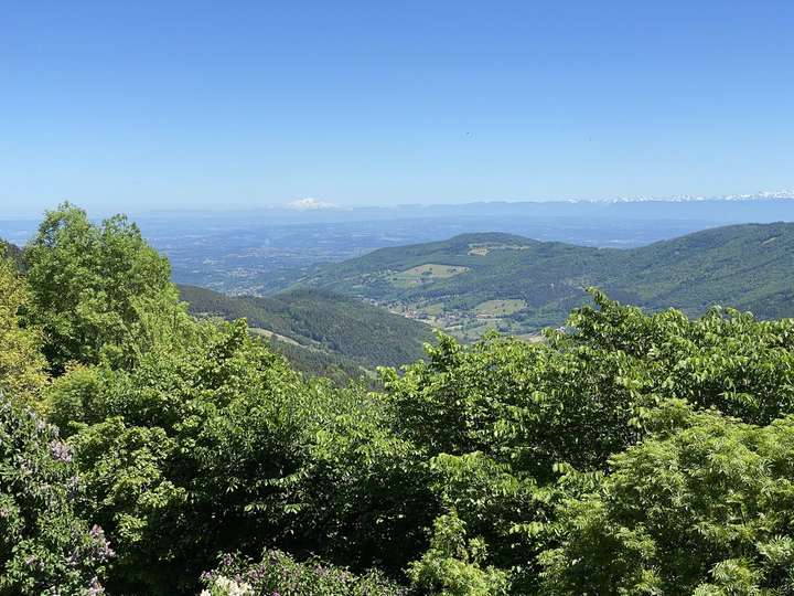 Les Alpes depuis Lalouvesc