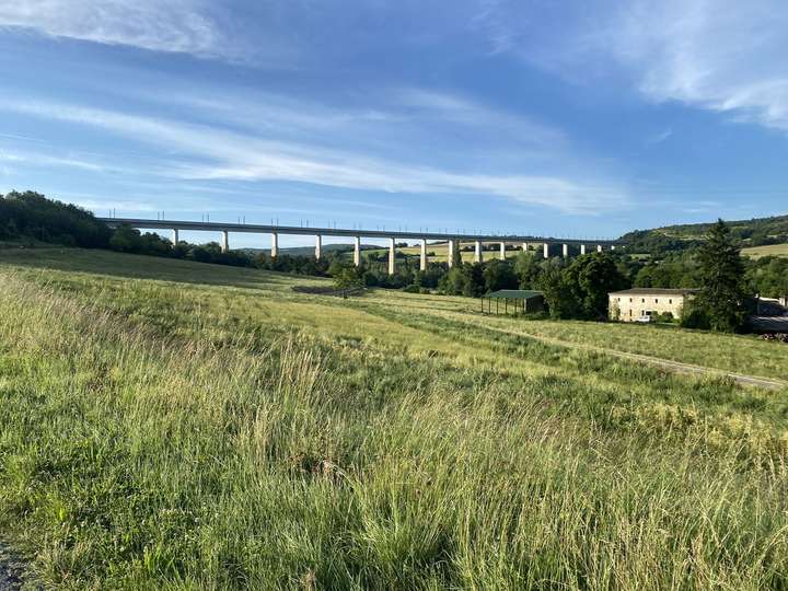 Pont de la LGV à côté de la Roche-sur-Grâne