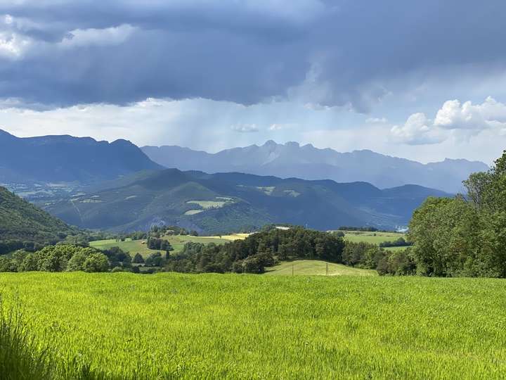 L'orage devant le Vercors