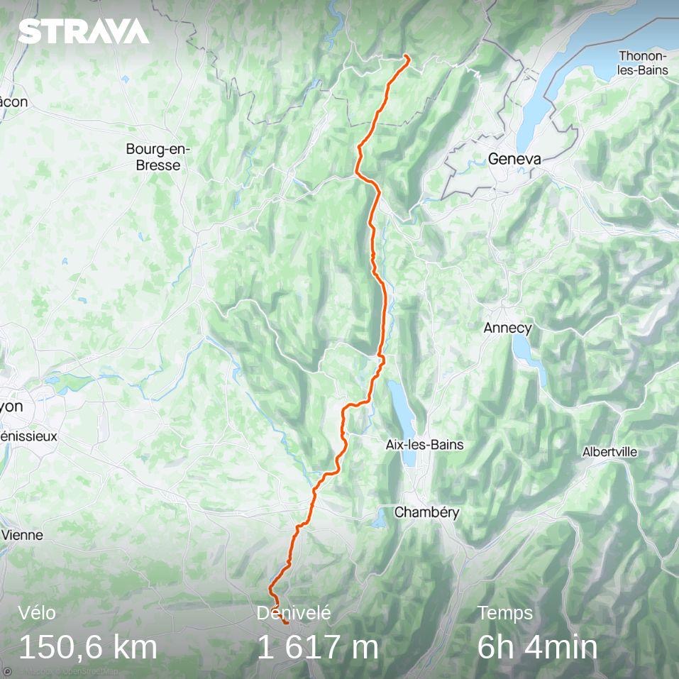 Carte de la première étape