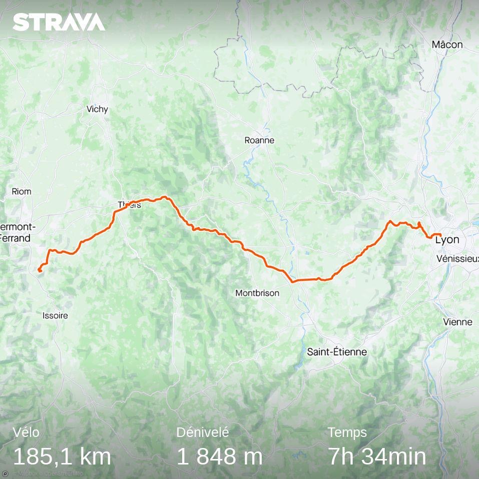 Carte de la 4ème étape