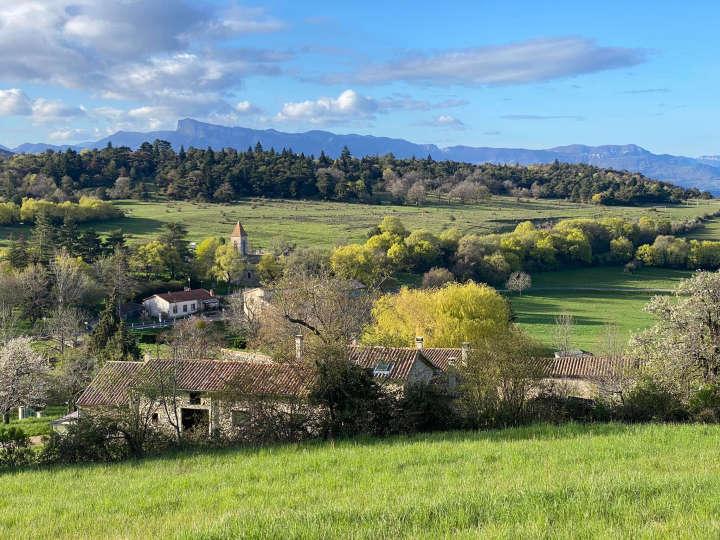 Plan-de-Baix et le synclinal de Saou