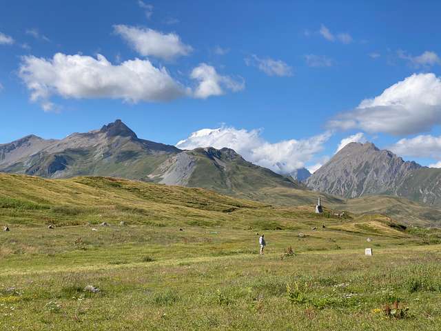 Le Mont Blanc depuis le col du Petit Saint-Bernard