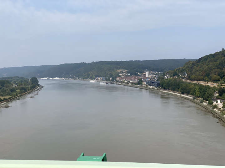 La Seine depuis le pont de Brotonne