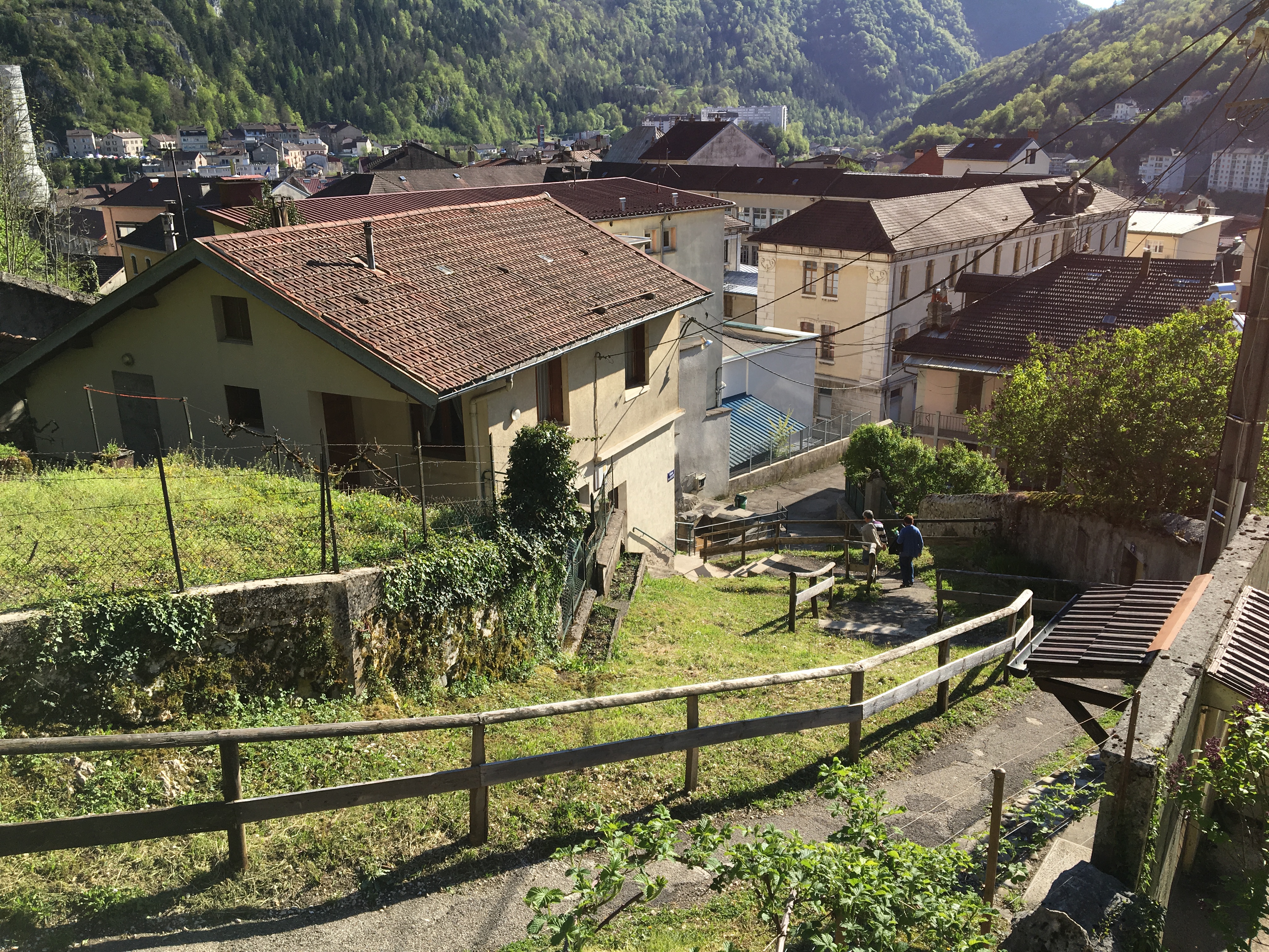 Sur le chemin du belvédère de l'Ermitage