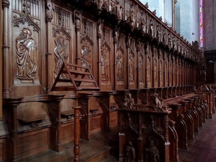 Les stalles de la cathédrale de Saint-Claude