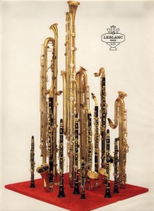 La famille des clarinettes (Marque Leblanc), publicité de 1983