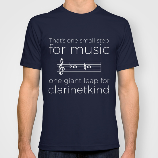t-shirt passage la-si clarinette