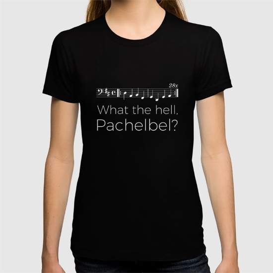 what-the-hell-pachelbel-black-tshirts