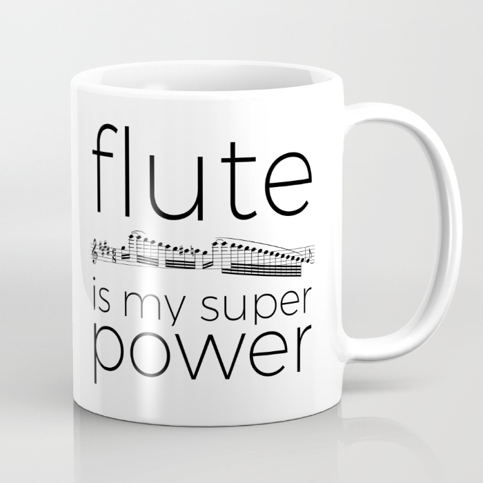 flute-is-my-super-power-mugs