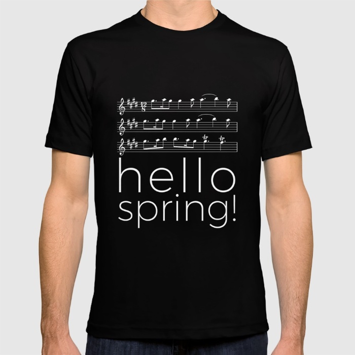 hello-spring-black-tshirts