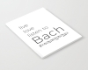Live, love, listen to Bach Classical music notebook