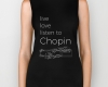 Live, love, listen to Chopin Classical music biker tank top