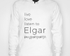 Live, love, listen to Elgar Classical music hoody