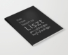 Live, love, listen to Liszt Classical music notebook