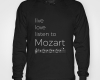 Live, love, listen to Mozart Classical music hoody
