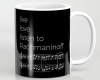 Live, love, listen to Rachmaninoff Classical music mug