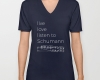 Live, love, listen to Schumann Classical music v-neck shirt