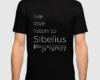 Live, love, listen to Sibelius Classical music t-shirt