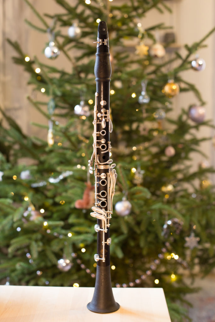 Buffet Festival clarinet with 3D printed barrel and bell